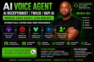ai receptionist ai twilio medical voice agent ai telephony vapi ai lead gen bot