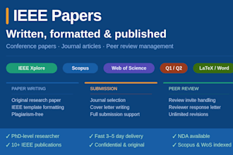 help you become an ieee, elsevier, springer peer reviewer for eb1 eb2 niw