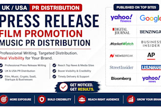 write uk usa press release film promotion pr distribution music pr distribution