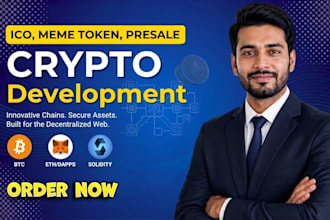develop crypto website exchange website and mobile app