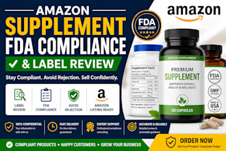 do amazon supplement fda compliance and label review