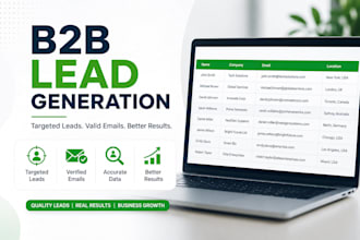 find business email address, b2b lead generation, contact list, lead scraping
