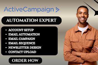 setup activecampaign automations email campaign design newsletter email sequence