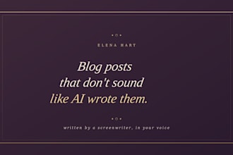 write a lifestyle blog post that actually sounds human