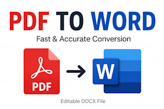 convert PDF to editable word document