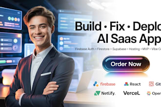 build fix deploy firebase auth firestore supabase hosting backend vibe code saas