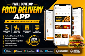 build food ordering and delivery mobile app