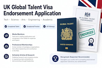prepare your UK global talent visa endorsement application