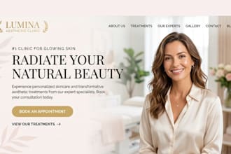 design wix vagaro website spa hair care website salon wix beauty clinic website