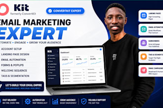 setup kit email automation landing page forms and newsletter