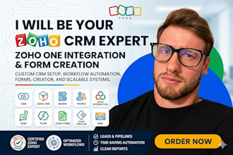 be your zoho crm expert zoho one zoho integration zoho form do zoho creator