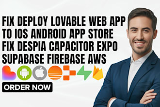 fix deploy lovable web app to ios android app store fix despia supabase firebase