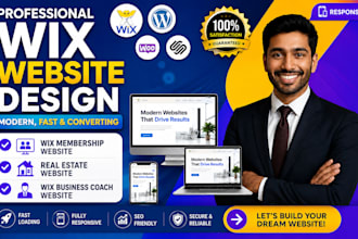redesign wix membership website, real estate website, wix business coach website