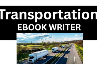 write transportation ebook for you