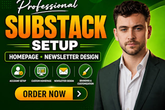 setup substack account customize substack homepage substack newsletter design