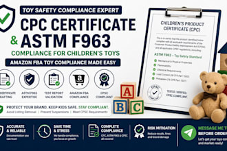 provide CPC certificate, astm f963 compliance for childrens toys