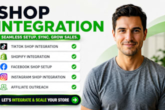 setup shop integration, tiktok shop integrations and affiliate outreach