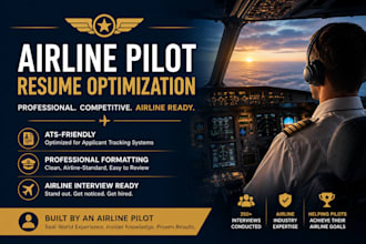 rewrite and optimize your airline pilot resume