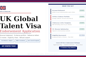 help you write a winning UK global talent visa endorsement application
