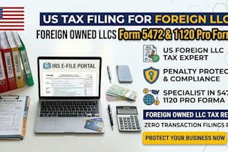 do USA tax return for foreign owned llc 5472 and 1120