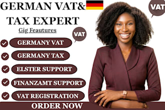 do german vat registration, oss filing, vat return and income tax