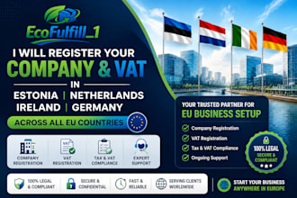 register your company and vat in estonia netherlands ireland germany