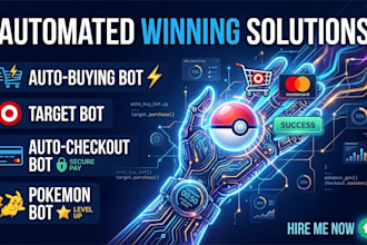 do auto buying bot target bot, auto checkout bot, auto purchase bot, pokemon bot