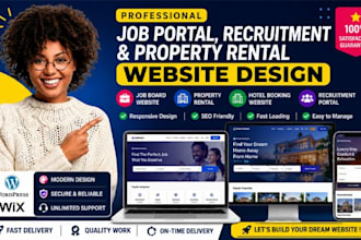 create job board, recruitment, and job portal wordpress website