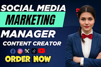 social media marketing manager social media content creator social media manager