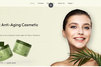 design skincare websites shopify store beauty websites skincare shopify