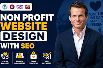 design a professional nonprofit wordpress website to grow your mission