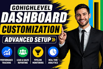 setup advance gohighlevel dashboard customization