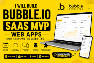 build bubble io developer mvp saas bubble app developer expert bubble io website