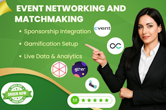 setup professional event networking and matchmaking