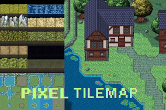 design pixel tilesets, tilemaps, terrain and rpg game assets for indie games