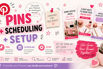 create pinterest pins for bloggers, shops, and creators