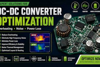 optimize dc dc converter pcb overheating noise and power loss