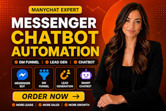 facebook messenger chatbot, automation, lead generation, business chatbot