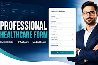 create a professional healthcare form