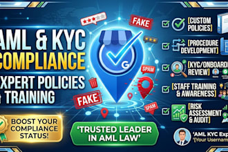 draft aml kyc compliance policies and training for msbs fintech and crypto