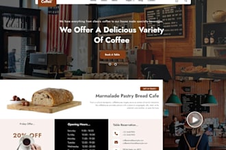 design a modern restaurant website in wordpress