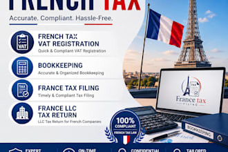 french tax vat registration bookkeeping france tax filing france llc tax returns