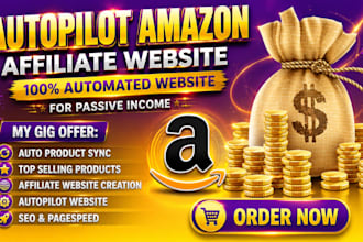 create amazon affiliate website and marketing store setup