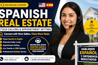 do spanish and english real estate cold calling bilingual appointment setting