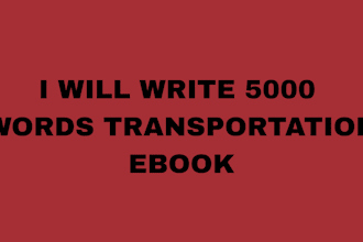 write transportation logistics trucking and travel ebook