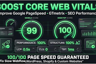 optimize webflow speed and fix core web vitals webflow performance audit