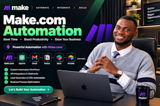 fix make com, made com, setup make com automation, make automation, make expert