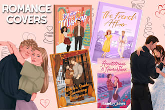 design professional book cover, romance book cover design, kdp book cover art