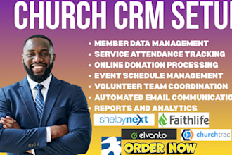 develop church crm churchtrac elvanto shelbynext faithlife elexio iconcmo realm