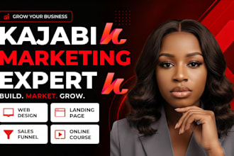 setup kajabi online course community kajabi website design kajabi sales funnel